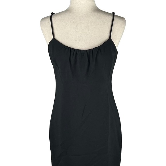 LIKELY PRINA RUCHED FLOUNCE SLEEVELESS MIDI DRESS IN BLACK NWT WOMEN'S SIZE 6 - Picture 4 of 16